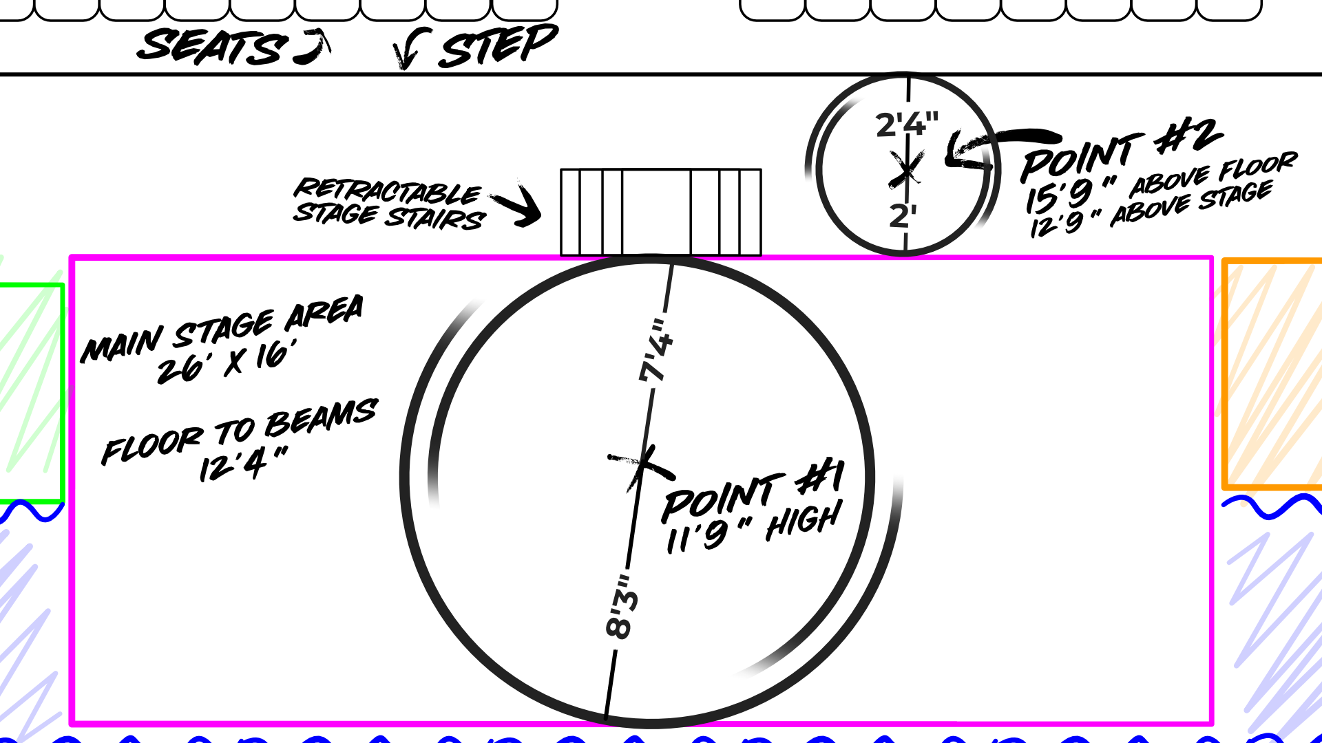 Aerial rigging schematic