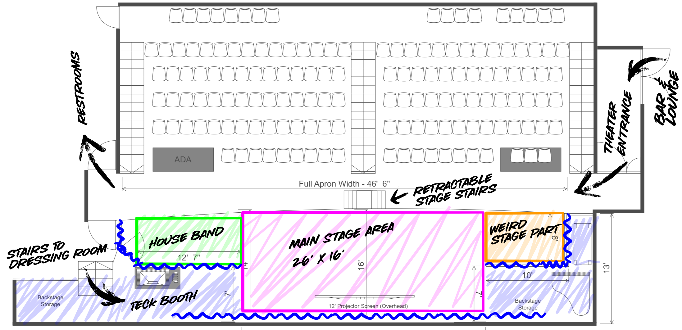 Illusion venue schematic