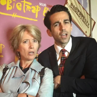 Emma Thompson and Scot Nery at Scot Nery's Boobietrap show